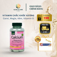 (Bill Anh) Holland & Barrett Viên chắc khỏe xương bổ sung Canxi, Magie, Kẽm & Vitamin D3