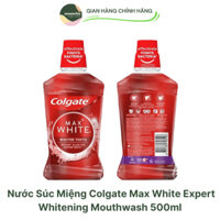 [BILL ANH] Nước Súc Miệng Colgate Max White Expert Whitening Mouthwash 500ml - Moonchic