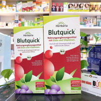 (Bill ảnh sau) Sắt Nước Hữu Cơ HERBARIA BLUTQUICK Đức Dành Cho Bé Từ 1y & Người Lớn 250ml