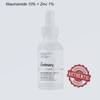 (Bill Canada)Tinh chất, Serum-Niacinamide 10% + Zinc 1%- The ordinary