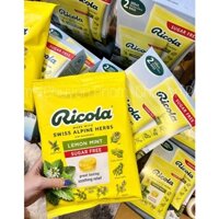 [Bill Costco Mỹ] Kẹo ngậm Ricola Lemon Mint/ Original Herb [Date 2026]