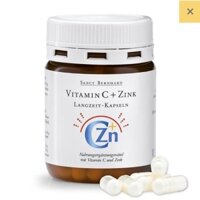 (Bill Đức ảnh sau) Sanct Bernhard Vitamin C+Zink-60V, Date 27