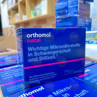(Bill Đức ảnh sau) Vitamin bà bầu Orthomol Natal dạng bột+ viên, 30 ngày