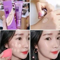 [bill Hàn] KEM NỀN BB TÍM THE FACE SHOP 20G - Màu 201