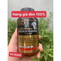 Bill, hàng Air, Hộp 60 viên bổ khớp Go Glucosamine 1500mg 1-A-Day Go Healthy, giảm sưng, viêm, đau khớp dùng 2 tháng