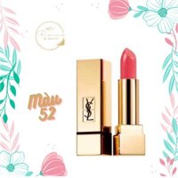 [Bill Hãng] Son YSL Rouge Pur Couture 52 Rosy Coral