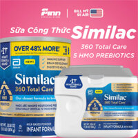 [BILL MỸ AIR] Sữa bột cho bé (0-12m) Similac 360 Total Care 5 HMO Prebiotics - Công Thức Gần Sữa Mẹ, Hỗ Trợ Miễn Dịch