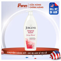 [BILL MỸ AIR] Sữa Dưỡng Thể Jergens Original Scent Cherry Almond 621ml (Chai) - Dưỡng Ẩm Sâu, Da Mịn Màng, Căng Mướt