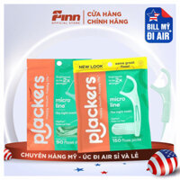 [BILL MỸ AIR] Tăm chỉ nha khoa Plackers Micro Mint Dental Floss Picks 90-150 cây