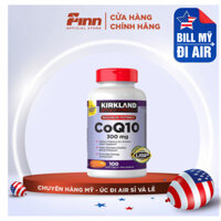 [BILL MỸ AIR] Viên hỗ trợ tim mạch Kirkland Signature Coq10 300 Mg 100 viên (Hộp)