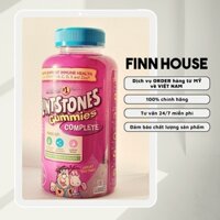 [BILL MỸ ĐI AIR] Kẹo dẻo Multivitamin cho trẻ em Flintstones Gummies Complete