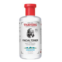 [BILL MỸ ĐI AIR] Thayers Alcohol-Free Witch Hazel with Organic Aloe Vera Formula Toner, Unscented 12 oz (chai)