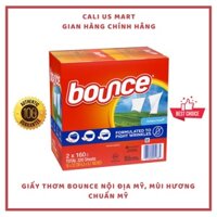 [Bill Mỹ - hàng đi Air] Giấy Thơm Quần Áo Bounce Mỹ hộp 160 Tờ - Làm Thơm Quần Áo Và Loại Bỏ Mùi Ẩm Mốc