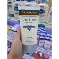 [Bill Mỹ] Kem chống nắng NEUTROGENA ULTRA SHEER DRY-TOUCH SUNSCREEN SPF70