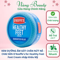 [Bill Mỹ] Kem trị nứt gót chân làm mềm da O'Keeffe's for Healthy Feet Foot Cream nhập khẩu Mỹ 96g (3.2 oz)