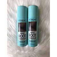 [Bill Mỹ] Nhuộm tóc phủ bạc L'Oreal Paris Magic Retouch Temporary Root Concealer Spray - Menium Brown.Nâu đen sáng