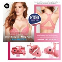 [Bill Mỹ - Size 34C/C75] Áo Lót Dream Angels Push-up Bra (Strawberry Ice) Nâng Ngực (29)