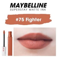 [Bill Mỹ] Son Maybeline Superstay Matte Ink - Màu 75 Fighter. Nâu đất