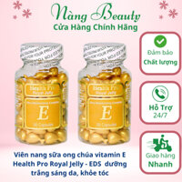 [Bill Mỹ] Viên nang sữa ong chúa vitamin E Health Pro Royal Jelly - EDS  dưỡng trắng sáng da 90 viên