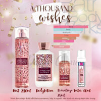 [🇺🇸Bill Mỹ] Xịt thơm Body Mist/ Shower Gel tắm A Thousand Wishes Bath & Body Works