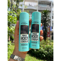[Bill Mỹ] Xịt tóc phủ bạc tạm thời L'Oreal Paris Magic Retouch Temporary Root Concealer  - Dark Brown.Nâu đen