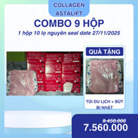 [Bill Nhật + video] COMBO 9 HỘP NƯỚC UỐNG COLLAGEN NHẬT BẢN ASTALIFT