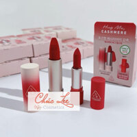[Bill oliveyoung]Set son 3CE Cashmere Hug Lipstick fullsize tặng minisize fullbox