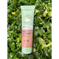 [Bill Pháp] Sữa rửa mặt đất sét L'OREAL PURE CLAY Exfoliate Refine 150ml