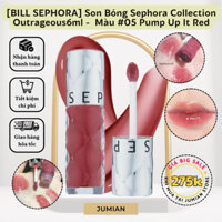 [BILL SEPHORA] Son Bóng Sephora Collection Outrageous Plump Lip Gloss 6ml -  Màu #05 Pump Up It Red