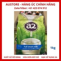 [Bill Úc, 1 kg, Date 03/2022] A2 Milk Powder Full Cream 1Kg - Sữa Tươi A2 Dạng Bột Nguyên Kem 1kg