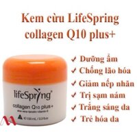 (Bill Úc) Kem nhau thai cừu LifeSpring Collagen Q10 Plus,Giúp Mờ Thâm Nám 100ml