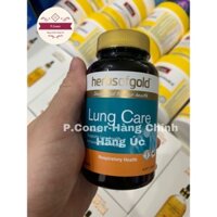 [BILL ÚC-NGƯỜI NHÀ MUA TRỰC TIẾP TẠI ÚC] VIÊN UỐNG BỔ PHỔI LUNG CARE HERBS OF GOLD 60 VIÊN