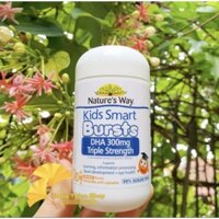 (Bill Úc)Nature's way Kids Smart DHA 300mg Triple Strength - Bổ sung DHA cho trẻ từ  1 tuổi