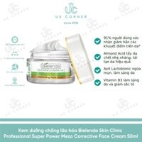 [Bill UK] Kem dưỡng chống lão hóa Bielenda Skin Clinic Professional Super Power Mezo Corrective Face Cream 50ml