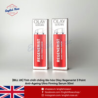 [Bill UK] Tinh chất chống lão hóa Olay Regenerist 3 Point Anti-Ageing Ultra Firming Serum 50ml (Mẫu mới)