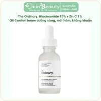 Bill US [Date 2026 - Serum dưỡng da giúp mờ thâm, thu nhỏ lỗ chân lông The Ordinary Niacinamide 10% Zin c 1%
