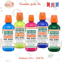 [Bill US] Nước súc miệng TheraBreath 473ml, hơi thở thơm tho, ngừa sâu răng và giảm vôi răng