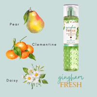 [Bill US]Xịt thơm toàn thân Bath & Body Works Body Mist Gingham Fresh