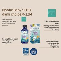 {Bill Web} Siro bổ sung Nordic Baby Naturals Baby's DHA 1050mg 60ml Mẫu Mới
