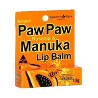 [Bills Úc] Son dưỡng môi dạng tuýp Paw Paw Rosehip & Manuka Lip Balm