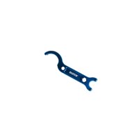 Bilstein Spanner Wrench, Multi Wrench, 13 mm / 17 mm Box End, Jam Nut Spanner/Two-Pin Spanner, Aluminum, Blue Anodize, Each,E4-MTL-0008A00