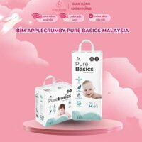 Bỉm Applecrumby Pure Basics Malaysia khóa ẩm tối ưu cho làn da khô thoáng