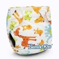 Bỉm bambimio size M (1 bỉm kèm lót) 3-16kg