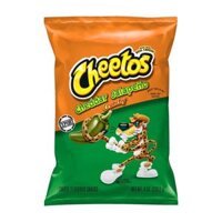 Bim Bim Phô Mai & Ớt Xanh, Cheese Flavored Snacks, Cheddar Jalapeno Crunchy, 8 oz (226.8g) - CHEETOS