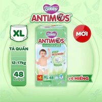 Bỉm Bobby Antimos quần xua muỗiM52/L50+2/XL48+4/XXL46+6 GIÁ TỐT NHẤT SHOPEE CHO CÁC MẸ