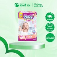 Bỉm Bobby - Miếng Lót - NB1 -64M (< 5Kg)