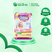 Bỉm Bobby - Miếng Lót - NB1 -64M (< 5Kg)