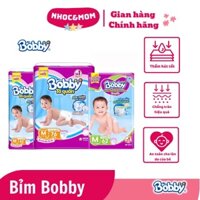 Bỉm Bobby quần + dán các size XS70,S80, Xl62,S32,M48