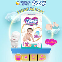 Bỉm Bobby Quần Premium Soft êm mềm, an toàn cho làn da bé size M60/L56/XL52/XXL48 miếng(+4 miếng)