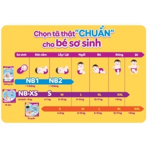 Tã dán Bobby siêu mỏng XL62 (12-17kg)